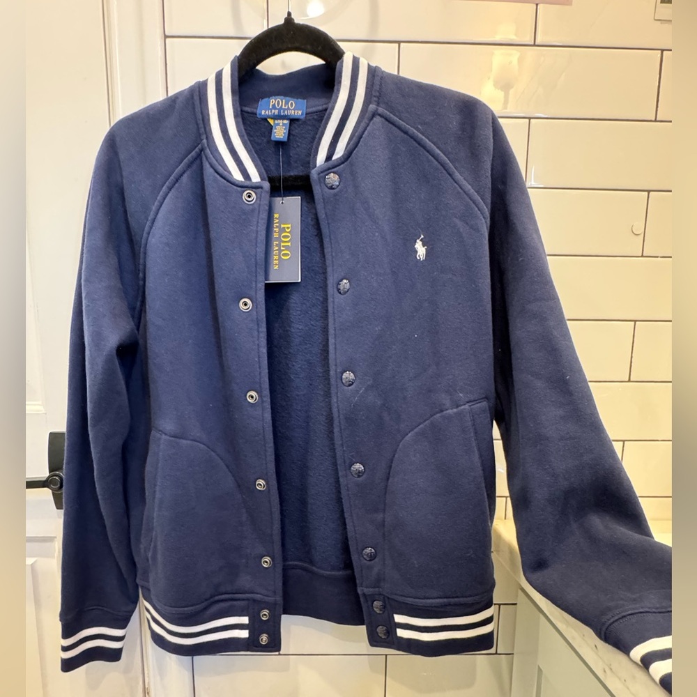 Polo by Ralph Lauren Navy Varsity Jacket